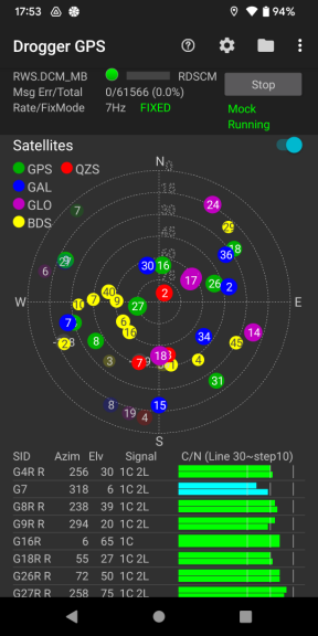 DG-PRO1RW app satellite view